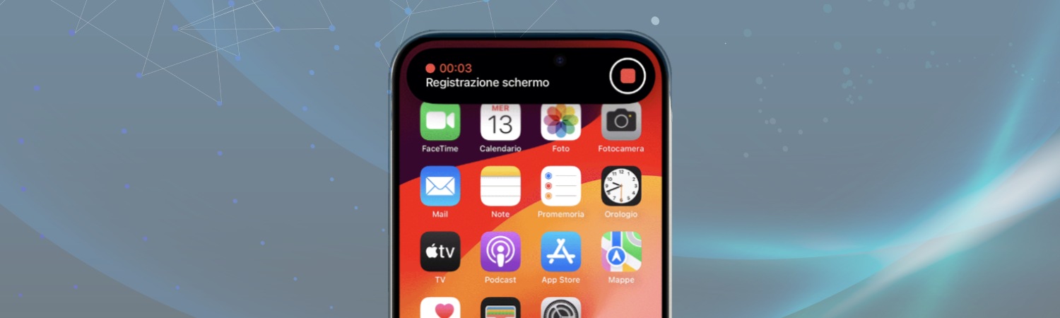 registrazione schermo iphone